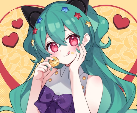 動画サムネイル用イラストを描きます 歌ってみた・オリジナル曲等のイラストが欲しい方に！ イメージ1