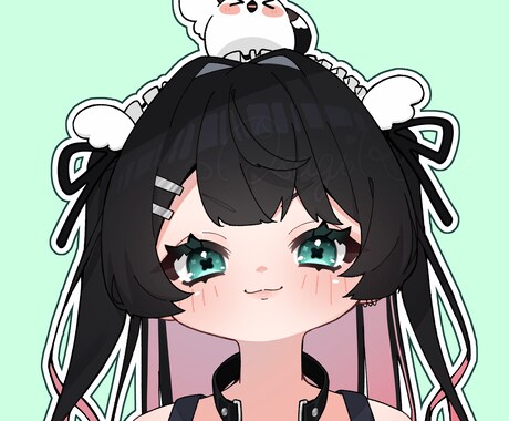 SNS用の可愛いアイコンを描きます キャラクターの可愛さを引き出すようなイラストをお描きします！ イメージ1