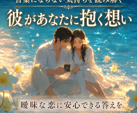 彼があなたに抱く本当の想い✦･視ます 言葉にできない愛と本音に触れ、曖昧な恋に答えを✧*｡ イメージ1