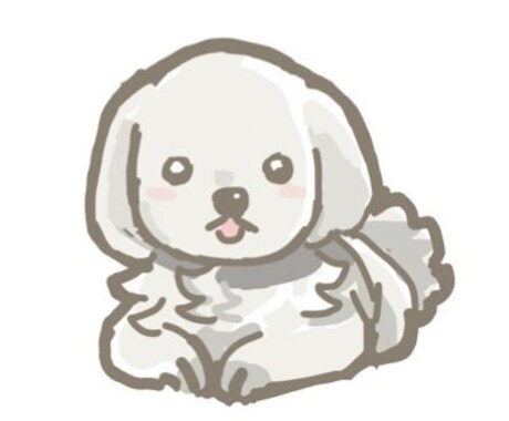 あなたのペットのイラストをゆるく描きます SNSのアイコンにどうでしょうか！ イメージ1