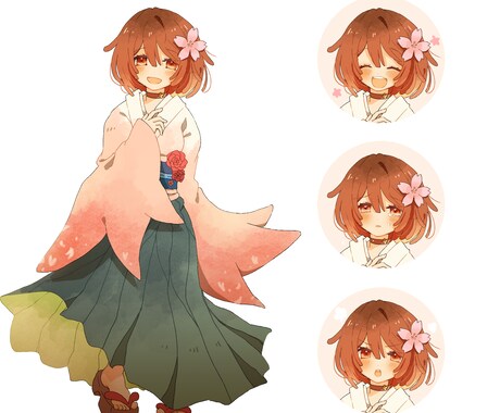 立ち絵イラストを作成します 可愛い系のイラストが得意です！ イメージ2
