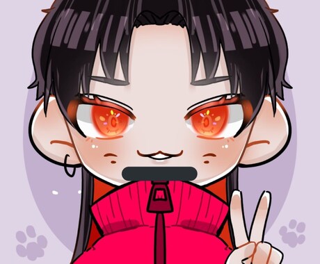 可愛いキラキラアイコンを描きます イメージ1