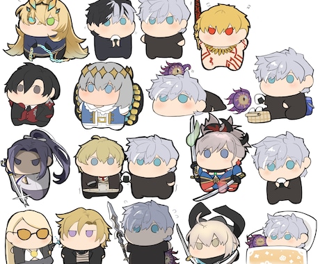 デフォルメイラストを描きます イメージ1