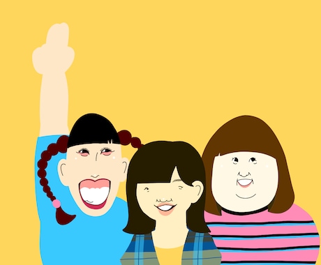ちょっとポップでちょっとリアルな似顔絵描きます 折角の似顔絵、個性を強めたいなら！ イメージ2