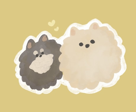 ゆるりとかわいいイラスト制作いたします ゆるっと決まりすぎない、かわいいイラストお描きします☺︎ イメージ2