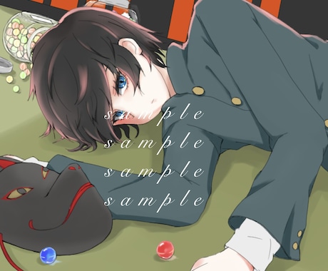 しっかり描き込み貴方の希望のイラスト描きます 精一杯に貴方専用の絵描かせていただきます イメージ1