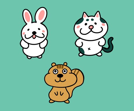 ゆるかわ♡ペット・動物イラスト描きます まんまるなかわいい動物はいかがですか？ イメージ2