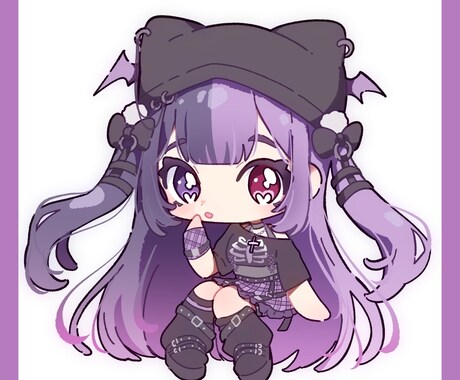 即日納品可能!可愛いミニキャラお描きします グッズやアイコンに可愛いミニキャラを使用しませんか? イメージ2