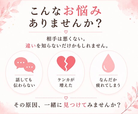 夫婦のすれ違いを改善：コミュニケーション講座します 夫婦のすれ違いを改善するコミュニケーション講座（全5回） イメージ2