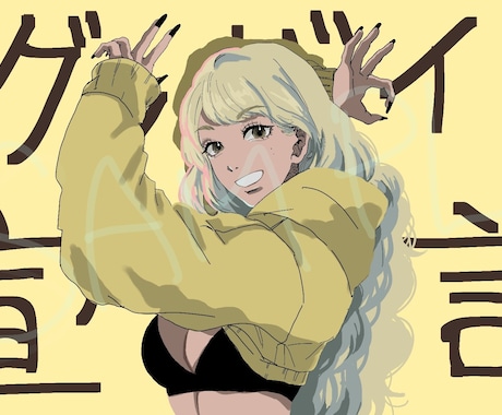 歌みたサムネ描きます あなたのオリキャラで歌みたサムネ描きます! イメージ1
