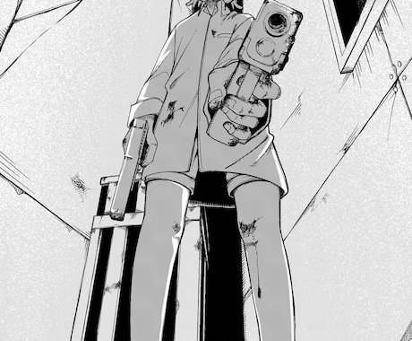 モノクロイラストを描きます オリキャラなどの依頼されたキャラを描かせていただきたいです。 イメージ1
