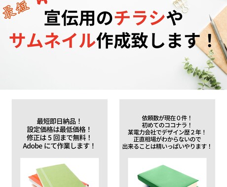 最短即日納品！宣伝用やインスタ用サムネ作成致します イメージ1