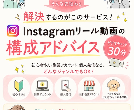 初心者向けInstagram動画アドバイスします SNS運用のプロがバズるリールの構成教えます！ イメージ2