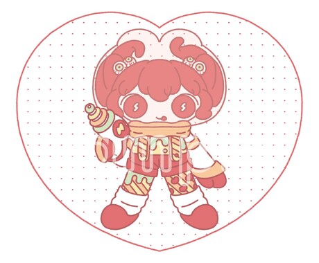 デフォルメイラストお描きします 創作、オリキャラ、やわらかSDタッチで制作します イメージ2