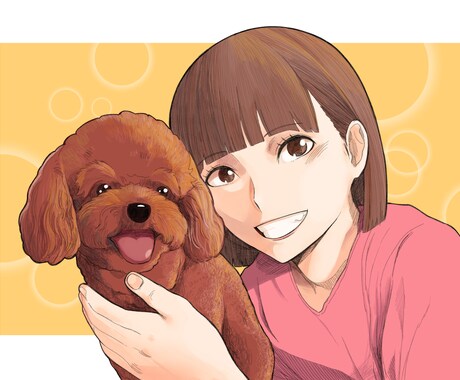 ペットとの思い出イラスト描きます ペットと思い出をイラストに残したい方へ！ イメージ1