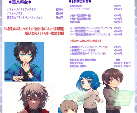 Twitterアイコン、グッズ用イラスト描きます アニメ塗イラストが得意です！【商用利用可！】 イメージ2