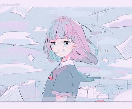 儚いサムネイルお描きします 独自の世界観でmvや配信用のイラスト制作 イメージ1