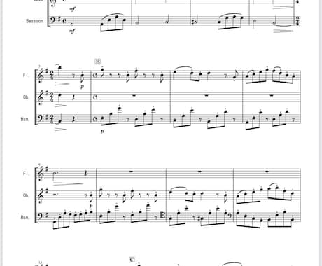 あなたにぴったりのアンサンブル楽譜を作成します アンサンブル楽譜をお探しの方へ イメージ2