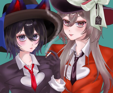 SNSアイコンにも⭕️可愛いイラスト描きます 可愛いを詰め込みますෆあなたの理想を形に❤︎*｡ﾟ イメージ2