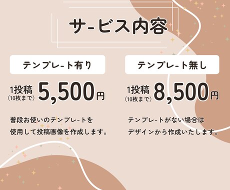 Instagramの画像作成のサポートします あなたの集客のお手伝いします！ イメージ2
