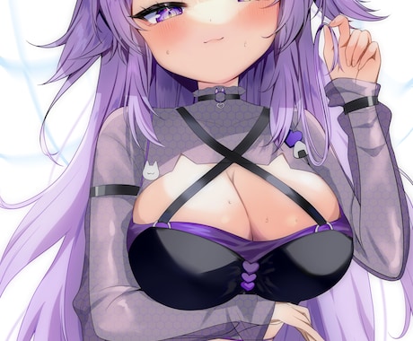 瞳の可愛い女の子のイラスト1枚絵を描きます キラキラな女の子のイラストやSDキャラなど イメージ2