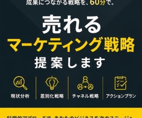 売れるマーケティング戦略提案ます 科学的アプローチで成果を最大化 イメージ1