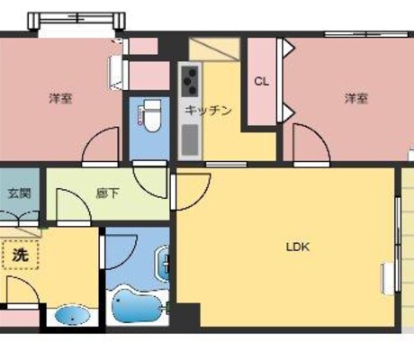 間取図を迅速に作成します 丁寧な作業をモットーにお受け致します。 イメージ2