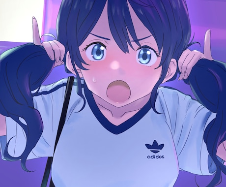 アニメスタイルの魅力的なイラスト作成します イメージ1