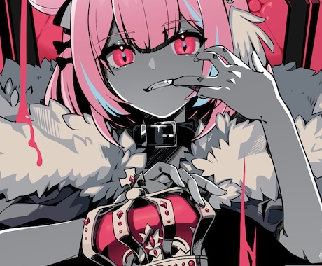 歌ってみた用イラストを制作いたします 配信者のみなさんのお役に立ちたいです！！ イメージ2