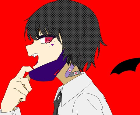 歌ってみたや配信に使えるサムネイル描きます 可愛くカッコよく明るく暗く……全て対応します！！！ イメージ1