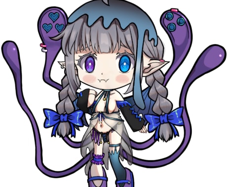 SDイラスト描きます コスパ重視でハイクオリティイラストを提供します イメージ1
