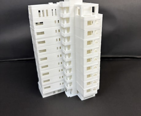 CADから3Dプリンターで建築模型作成します 施工図のプロがホワイト模型を作成！施主様へのプレゼンなどに イメージ1