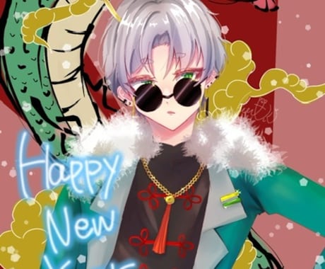 中性的なイラスト・アイコンを描きます 中性的、ショタ系の男の子が得意です イメージ1