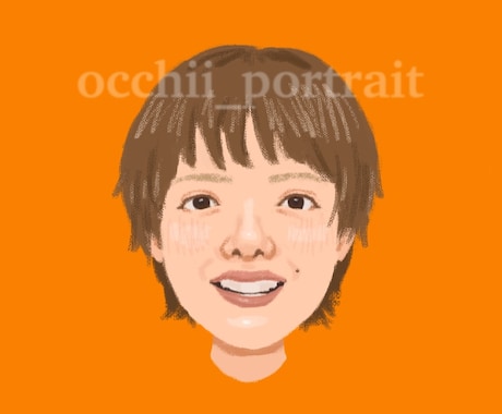 リアルすぎない、雰囲気が似てる似顔絵描きます プレゼントなどにどうぞ。画像データでのお渡しになります。 イメージ2