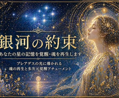 銀河の約束：あなたの星の記憶を覚醒・魂を再生します プレアデスの光に導かれる魂の再生と多次元覚醒アチューメント イメージ1