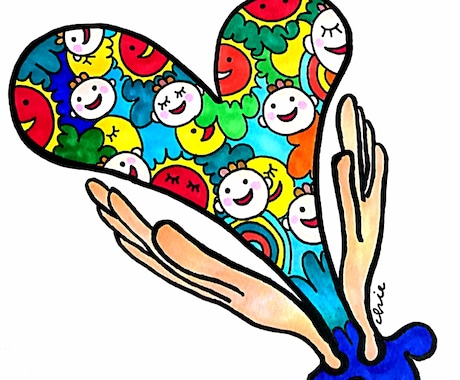 心の絵を描きますます お客様の心によりそって絵を描きます。 イメージ1