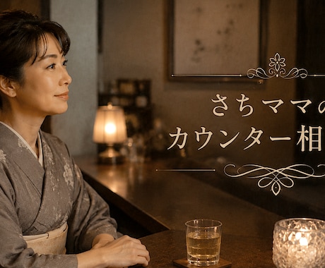 現役スナックのママがあなたの話を聞きます スナック歴17年。答えより先に、ちゃんと聞く。 イメージ1