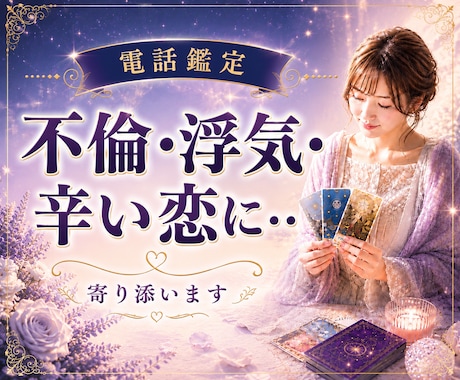 誰にも言えない不倫・複雑愛のお悩みに寄り添います ★W不倫★婚外恋愛★浮気★お相手の気持ち★夫婦★片思い★ イメージ1