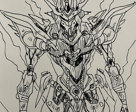 昔のロボットアニメが好きなので、がんばります ロボットデザインも得意ですが、キャラクターも描けます‼️ イメージ2