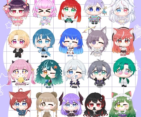 デフォルメミニキャライラストを描きます 商用利用可！ループアニメーションも制作します！ イメージ2