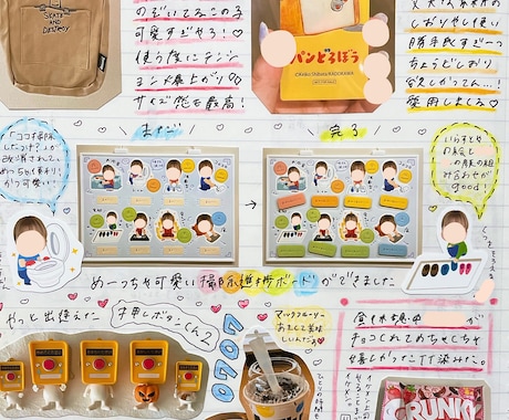 思い出をコラージュします 写真と思い出を1枚にまとめませんか？ イメージ1