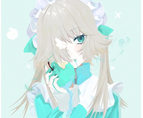 女の子のアイコンやイラスト等を描きます 最高のkawaiiを追求してます イメージ1