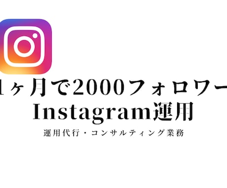 Instagramの運用・コンサルをします Instagramで売上を伸ばしたい方 イメージ1