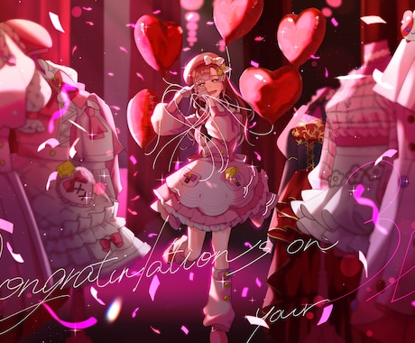 歌ってみたMVイラストや一枚絵、立ち絵を描きます イメージ1