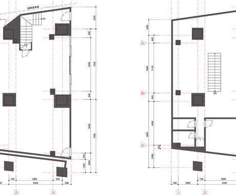 現調図・紙出し図面等トレースします 現調図・紙出し図面等vector worksでデータ化します イメージ2