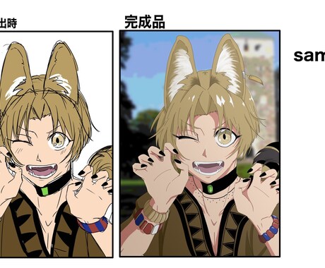 単体絵・デフォルメ描きます かっこいい、かわいいイラスト描きます！ イメージ2