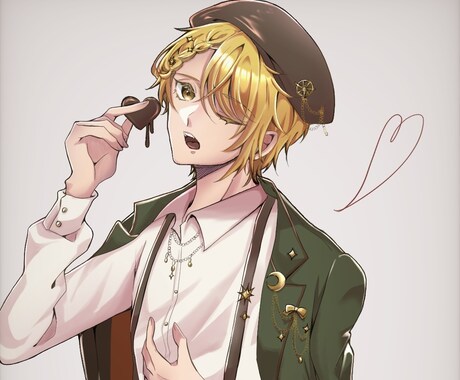 柔らかい雰囲気の歌い手風アイコン描きます ふんわり淡色アイコン描きます！ イメージ2