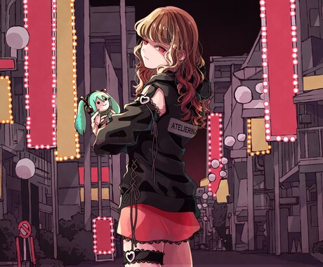 目を引く動画用の一枚絵を作成します 動画用やCDジャケットのイラストを作成します！背景付きも可！ イメージ2