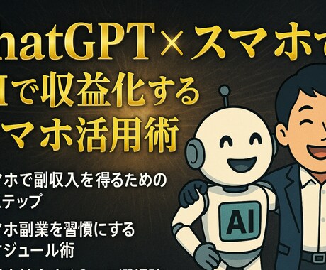 ChatHPT❌スマホで稼ぐ方法を解説します AI❌TikTok❌占いで稼ぐ方法など合計6作品 イメージ1