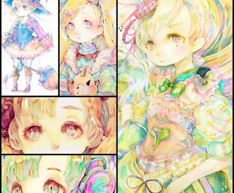 オリジナルキャラクター描きます ふわっとしたキャラクターが欲しいあなたにオススメ！ イメージ2